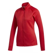 Adidas Textured Layer Jacket Ladies red bluza golfowa ocieplana