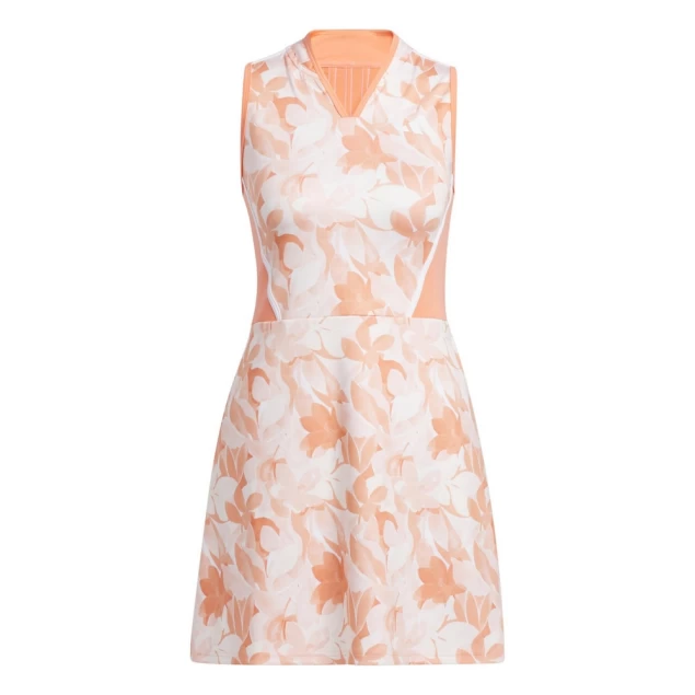 Damska sukienka golfowa Adidas Floral Dress Ladies orange