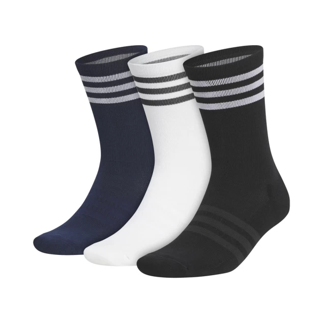 Męskie skarpetki golfowe Adidas Crew Socks 3-pack (2 kolory)