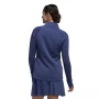 Adidas Textured Layer Ladies Jacket navy bluza golfowa ocieplana