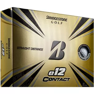 Bridgestone E12 Contact white 12-pack piłki golfowe