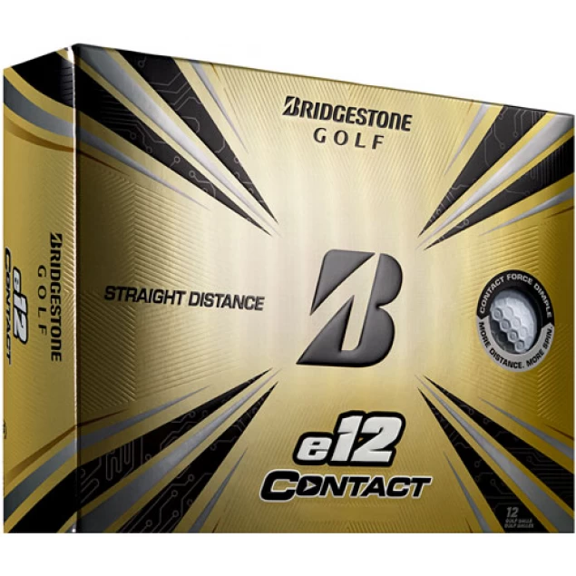 Bridgestone E12 Contact white 12-pack piłki golfowe