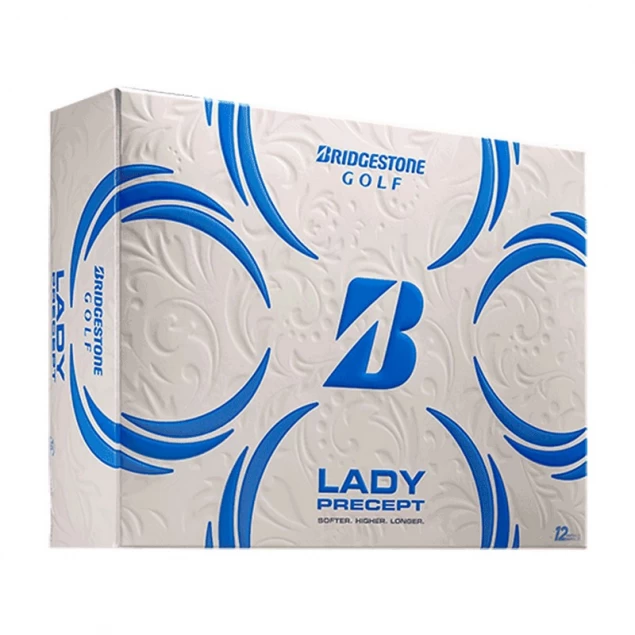 Bridgestone Lady Precept white 12-pack piłki golfowe