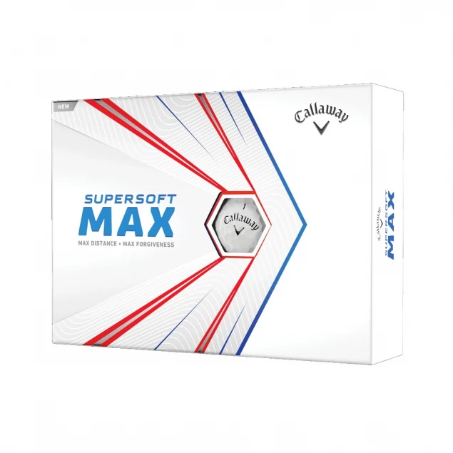 Callaway Supersoft Max white 12-pack piłki golfowe