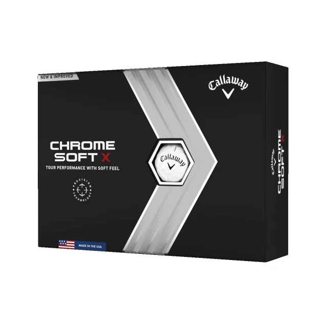 Piłki golfowe Callaway Chrome Soft X 12-pack 