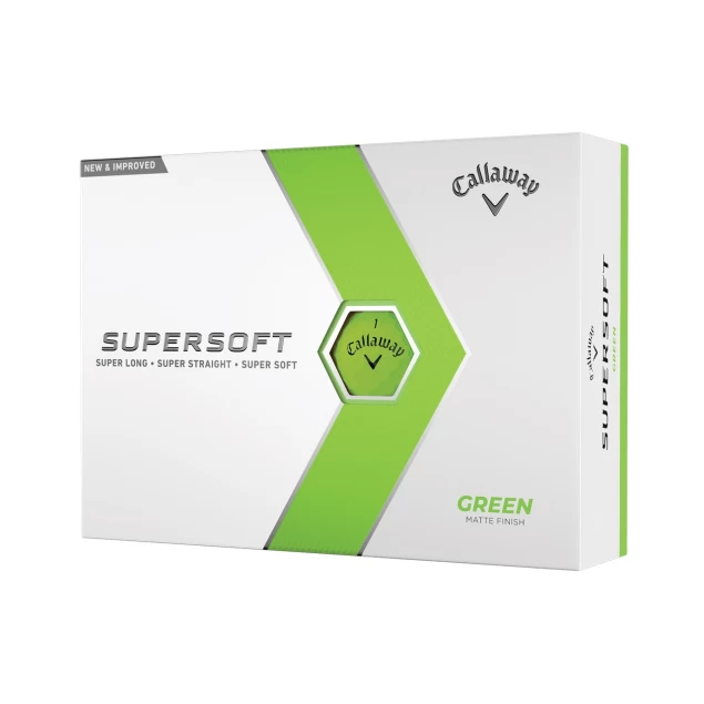 Piłki golfowe Callaway Supersoft green 12-pack (zielony)