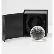 Kryszatałowy przycisk do papieru Longride Crystal Golf Ball Paper Weight 