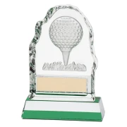 Kryształowy puchar "Challenger Golf Ball" dla golfistów