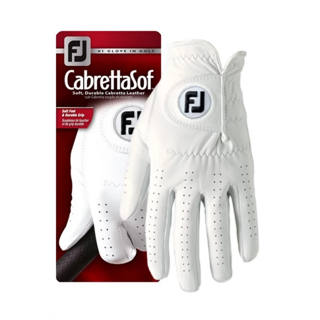 Footjoy CabrettaSof white rękawiczka golfowa