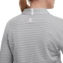 Damska bluza golfowa Footjoy Full-Zip Lightweight Tonal Stripe Midlayer Ladies grey