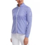 Damska bluza golfowa fioletowa Footjoy Full-Zip Space Dye Midlayer Ladies violet