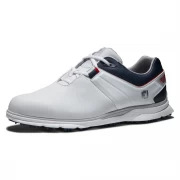 Footjoy Pro SL white/navy/red męskie buty golfowe