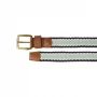 Męski pasek golfowy Footjoy Striped Braided Belt