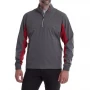 Męska kurtka golfowa Footjoy HydroKnit 1/2 zip Jacket charcoal/red/white