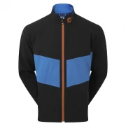 Męska kurtka golfowa Footjoy HydroLite Jacket black/blue/orange