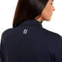 Damska bluza golfowa Footjoy Full-Zip Knit Navy