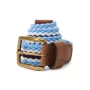 Męski pasek golfowy Footjoy Striped Braided Belt