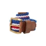 Męski pasek golfowy Footjoy Striped Braided Belt