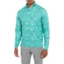 Męska bluza golfowa Footjoy Cloud Camo Print Blue