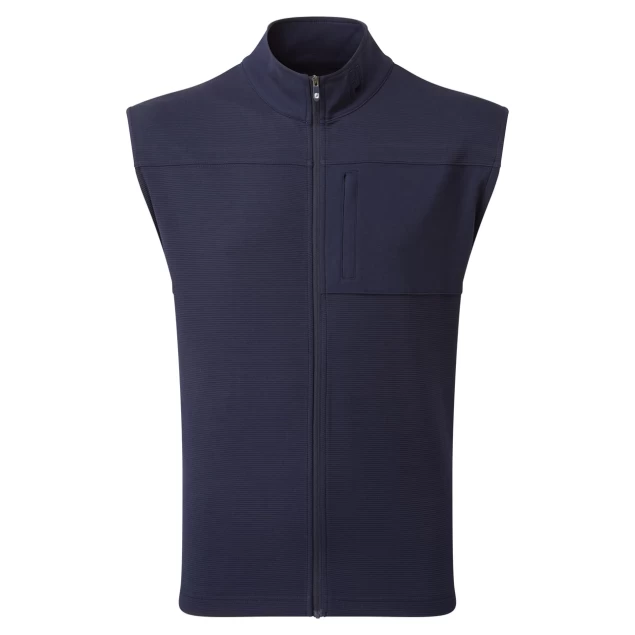 Męska kamizelka golfowa Footjoy Ottoman Knit Vest Navy 