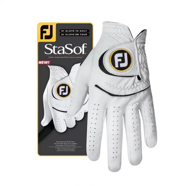 Footjoy StaSof white rękawiczka golfowa