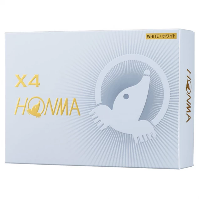 Honma X4 white 12-pack piłki golfowe