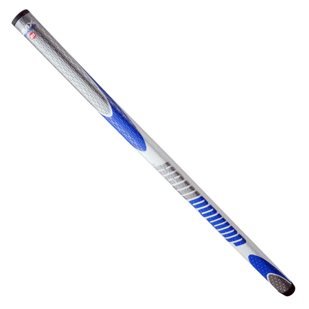 Grip golfowy do puttera JumboMax Armlock white/blue/silver