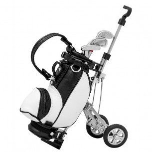 Longridge Mini Wózek i Torba z Długopisami prezent dla golfisty