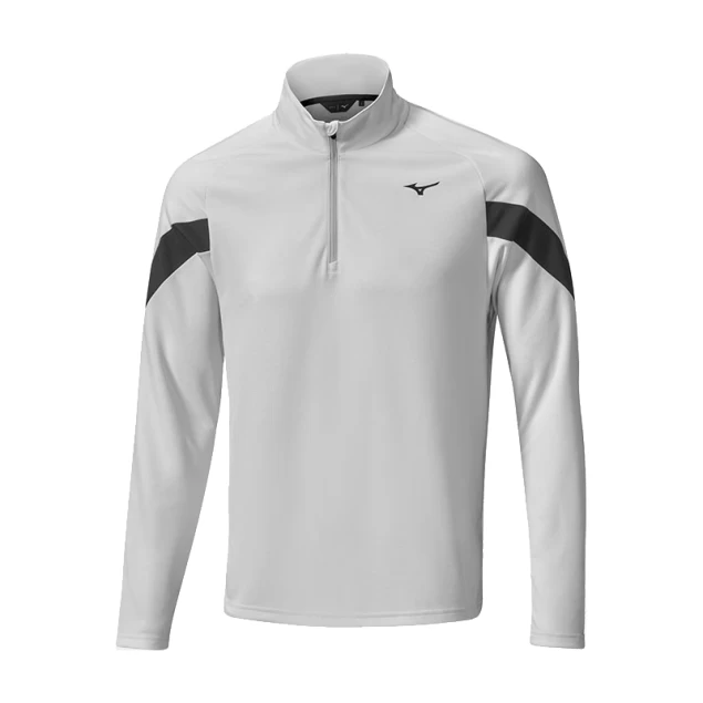 Męska bluza golfowa Mizuno Breath Thermo Drop 1/4 Zip grey