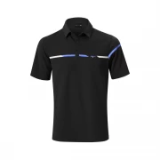 Ocieplana męska koszulka golfowa Mizuno Breath Thermo ST Polo black 