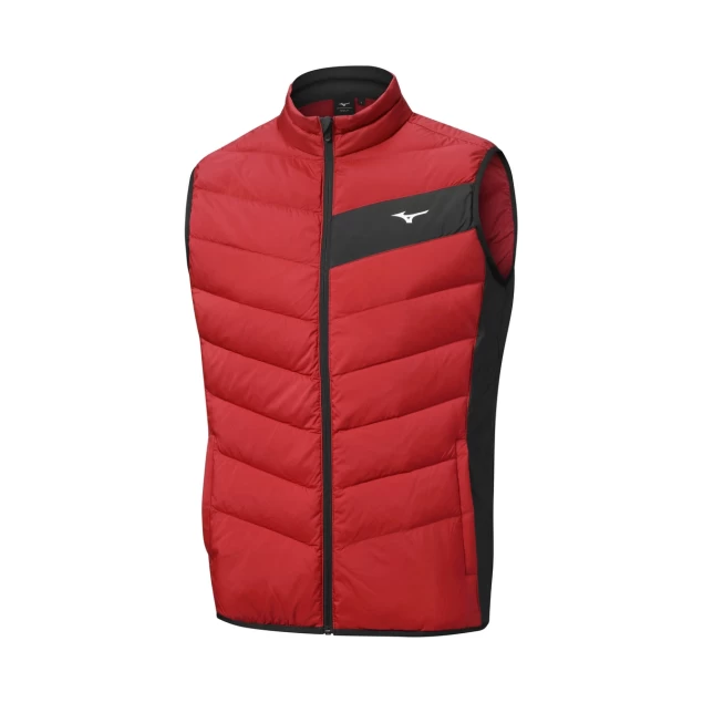 Męska kamizelka golfowa Mizuno Breath Thermo Max Gilet red