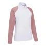 Damska bluza golfowa Ping Tembi Half Zip Midlayer white/sweet pea