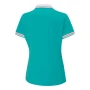 Damska koszulka golfowa Ping Ali Ladies Polo bright aqua/white
