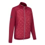 Damska bluza golfowa Ping Ashlynn Hybrid Jacket tibetian red