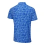 Męska koszulka golfowa Ping Diego Foliage Jacquard Polo cornflower blue