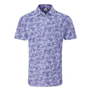 Męska koszulka golfowa Ping Diego Foliage Jacquard Polo purple ash