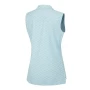 Damska koszulka golfowa Ping Olive Sleeveless Ladies Polo white/aruba blue