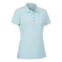 Damska koszulka golfowa Ping Rumour Printed Polo white/aruba blue