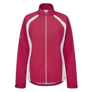 Damska kurtka golfowa Ping Freda Ladies Waterproof Jacket rosebud/white