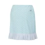 Damska spódniczka golfowa Ping Georgia Printed Skort white/aruba blue