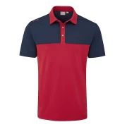 Męska koszulka golfowa Ping Bodi Polo red/navy