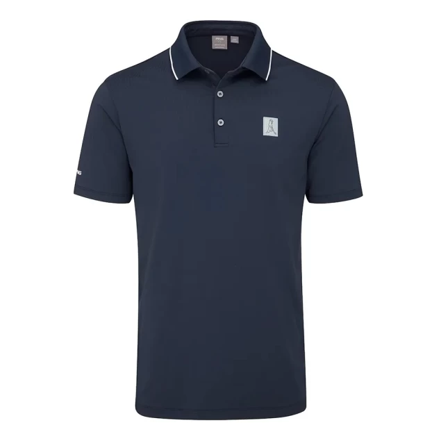 Męska koszulka golfowa Ping Mr. PING II Polo navy