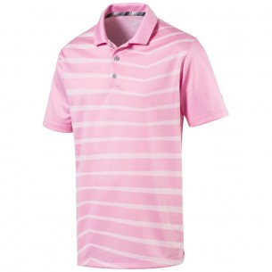 Puma Alterknit Prismatic Polo pale pink koszulka golfowa