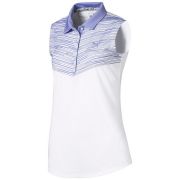 Puma Chevron Sleeveless Women Polo sweet lavender koszulka golfowa