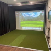 Box i ekran do symulatora golfowego rozmiar ELITE MID (4x2,75x1,5m)