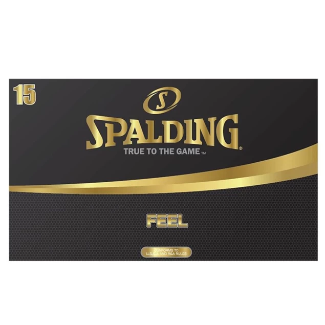 Spalding Feel 15-pack piłki golfowe