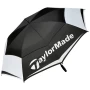 Zestaw prezetowy dla golfisty - TaylorMade parasol double canopy, zimowe rękawiczki, tuzin piłek golfowych TaylorMade Distance+