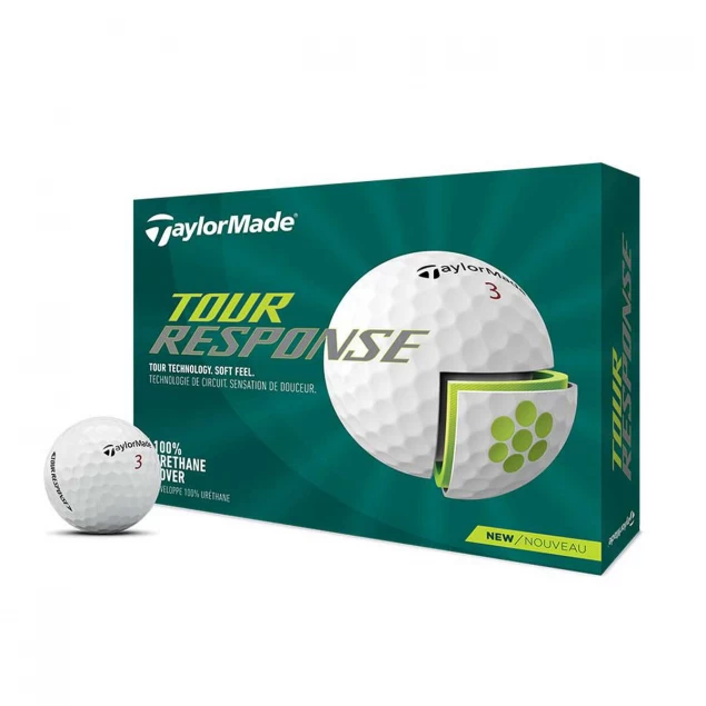 Taylor Made Tour Response white 12-pack piłki golfowe