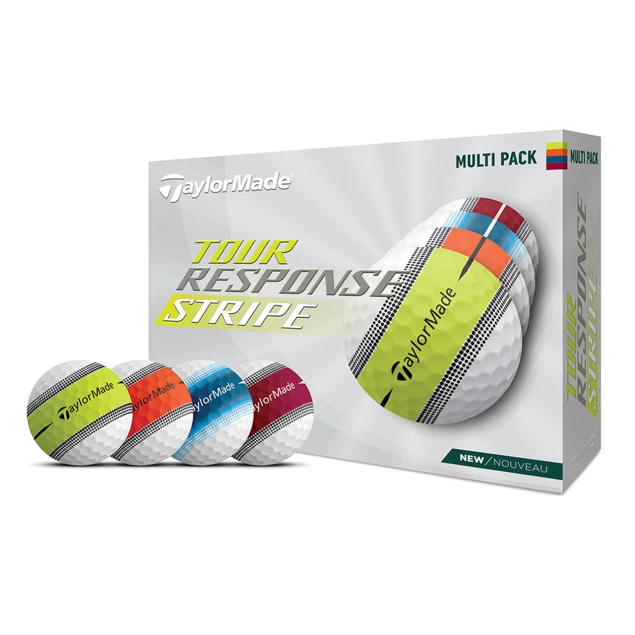 Taylor Made Tour Response Stripe Multipack 12-pack piłki golfowe