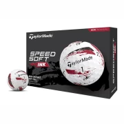 Taylor Made SpeedSoft INK red 12-pack piłki golfowe